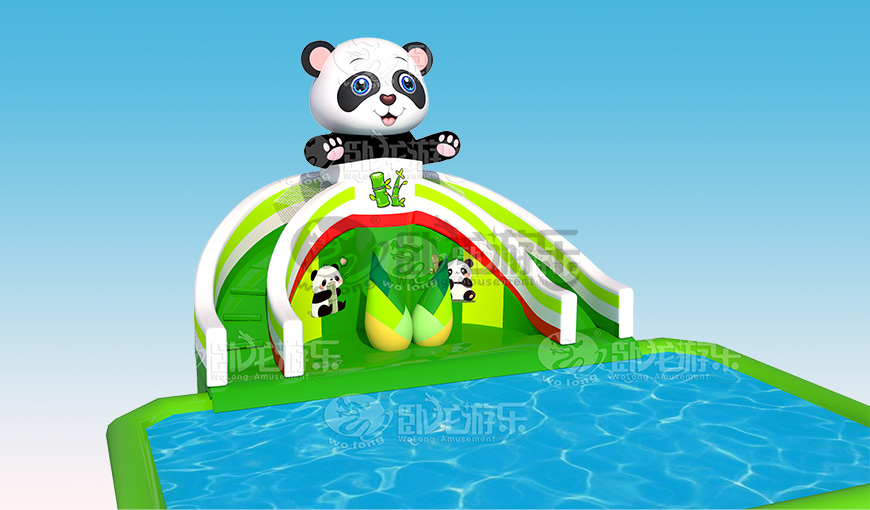 熊貓水滑梯 熊貓水滑梯
